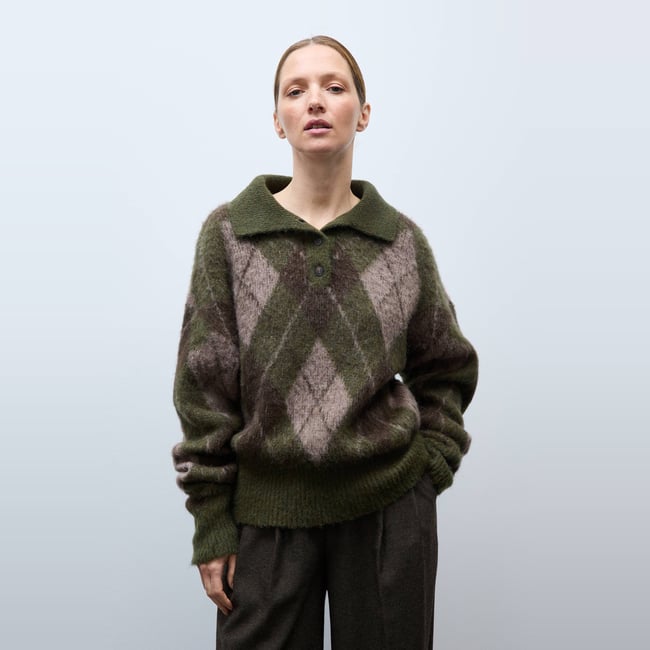 Polo burlington contenant de l'alpaga parka <span itemprop=