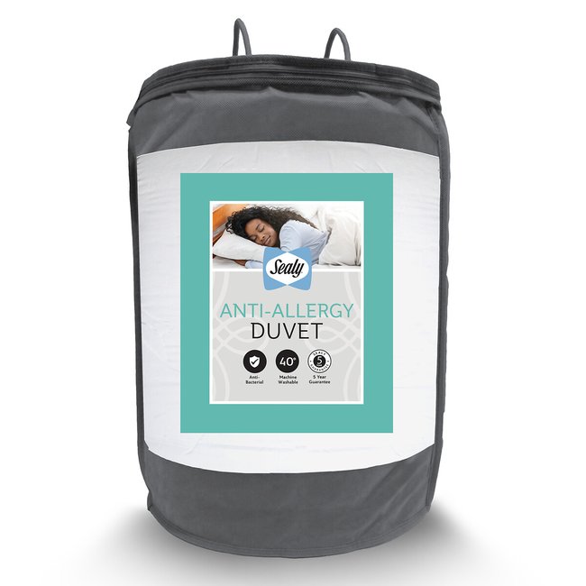 Anti Allergy 10.5 Tog Duvet, white, SEALY