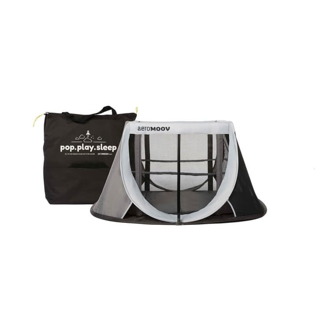 Lit de voyage pliant Instant gris roche <span itemprop=