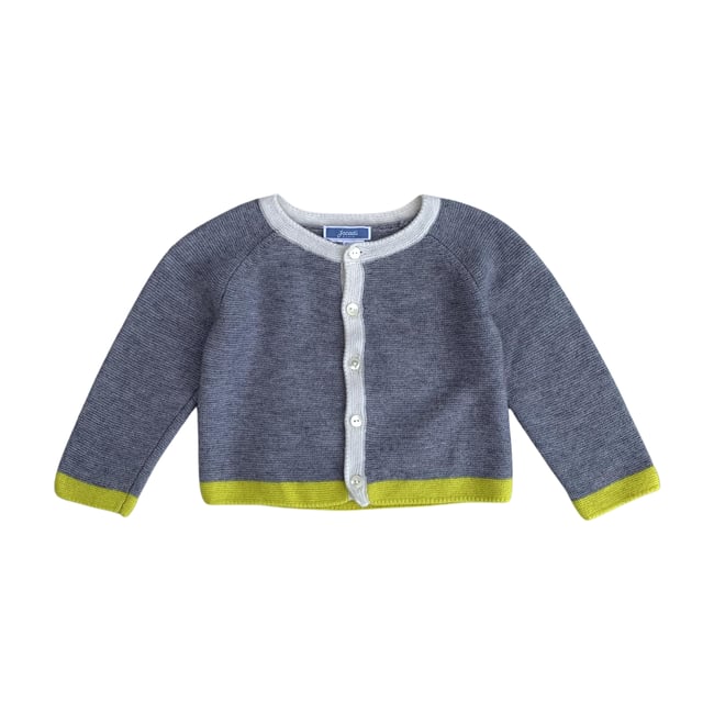 Cardigan bébé - Très bon état gris <span itemprop=