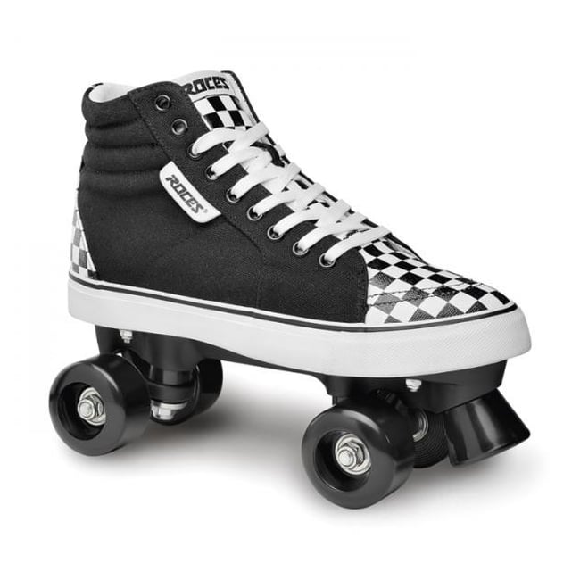 Quad  Ollie noir/blanc à damier T42 - ROCES