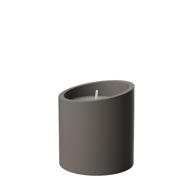Bougie Diamètre 7 Cm Hauteur 10 Cm - Durée 55h, Couleur Violet Clair - Cire Minérale, Mèche Coton - Pour événements, Horeca, Déco Maison