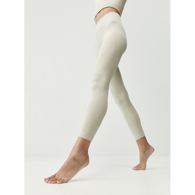 Legging de sport Long Seamless KAMAY beige <span itemprop=