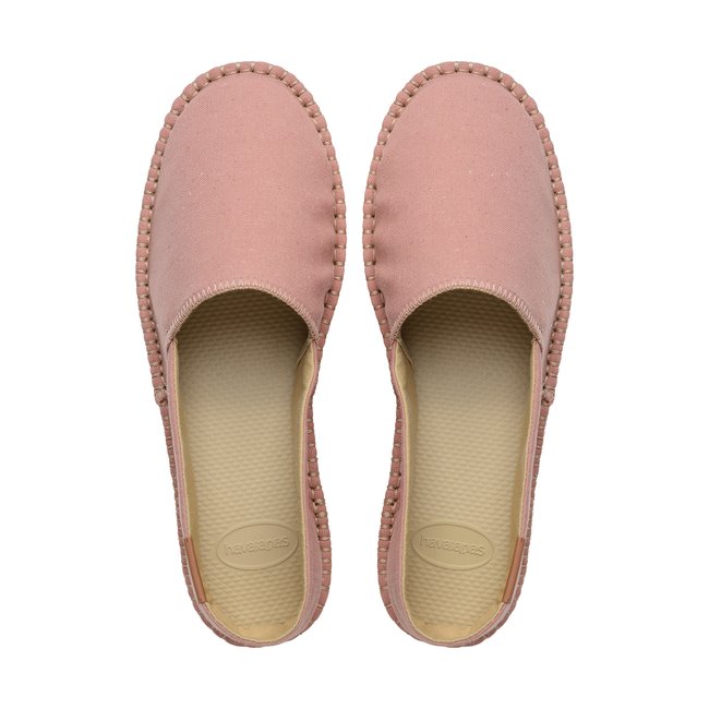 Espadrille à Enfiler Origine Iv rose crocus <span itemprop=