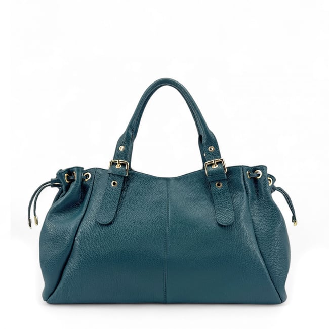 Sac bowling en cuir grainé PRINCESSE XL - OH MY BAG