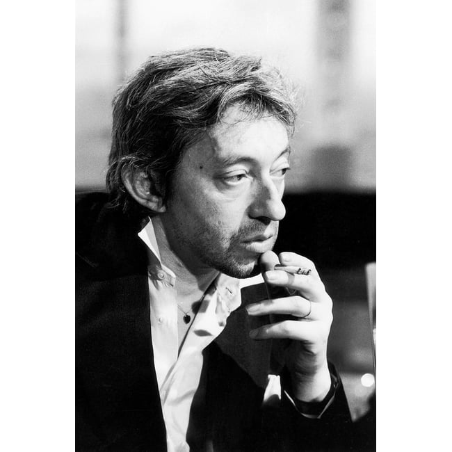 Tableau serge gainsbourg à la tv - HEXOA