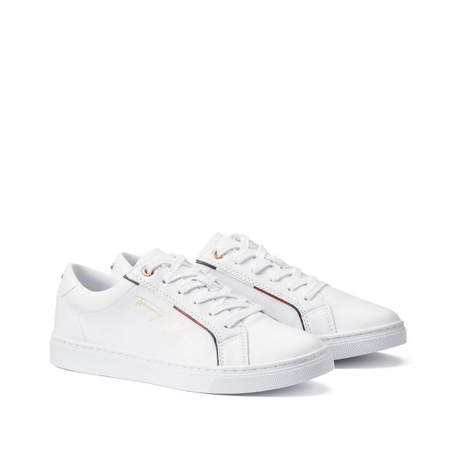 Baskets TH Signature blanc <span itemprop=