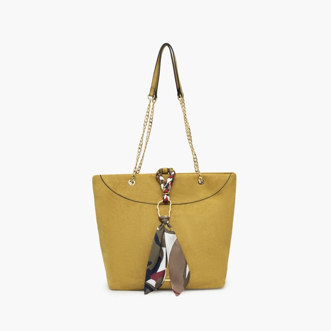 Sac shopper  Tivaline doré,moutarde <span itemprop=