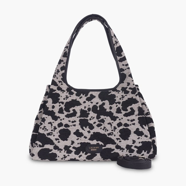 Sac Shopper L tacheté Talaya noir,doré <span itemprop=