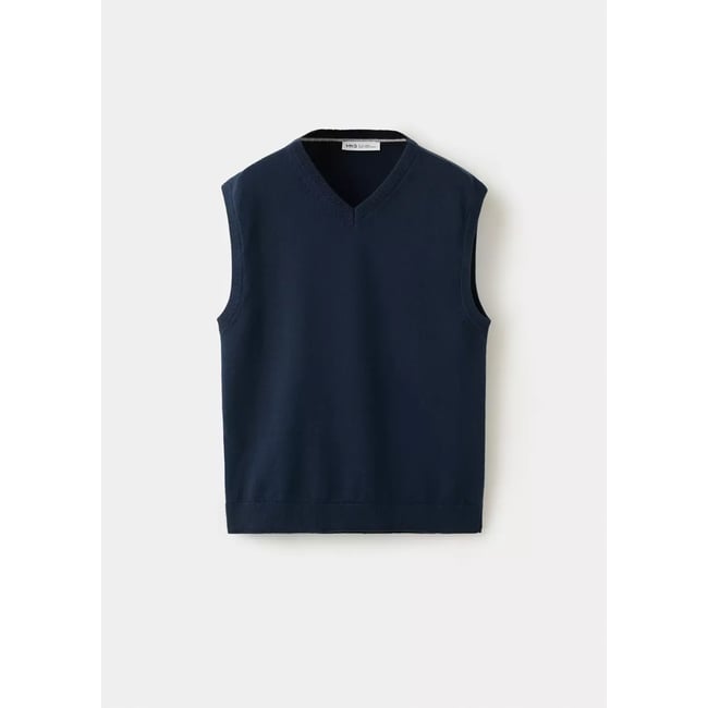 Gilet genio bleu marine <span itemprop=