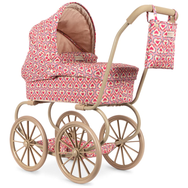 Landau pour poupée rose, jaune, bleu <span itemprop=