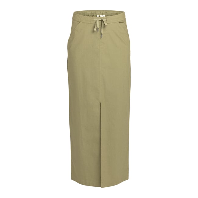 Jupe longue ICONIC LAND. vert oil green <span itemprop=