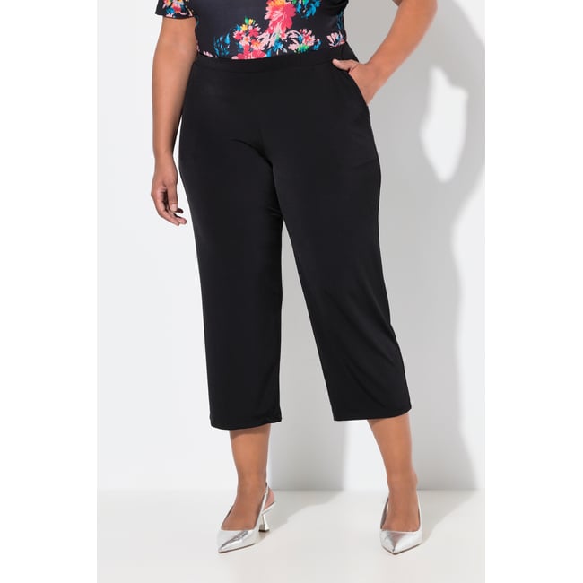 Pantalon 7/8 en jersey - ULLA POPKEN