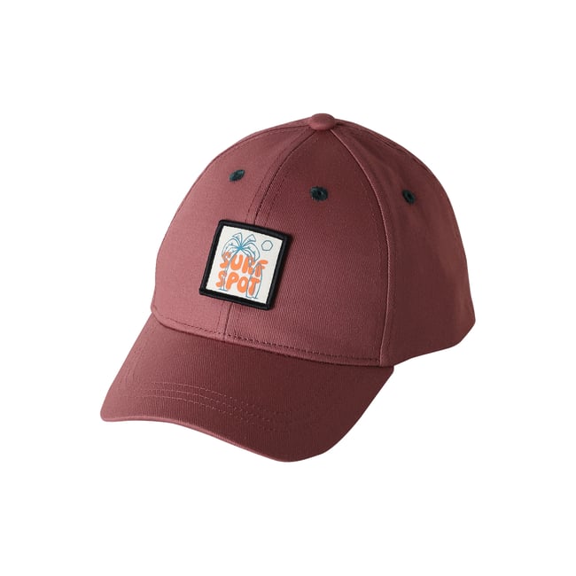 Casquette en coton bois de rose <span itemprop=