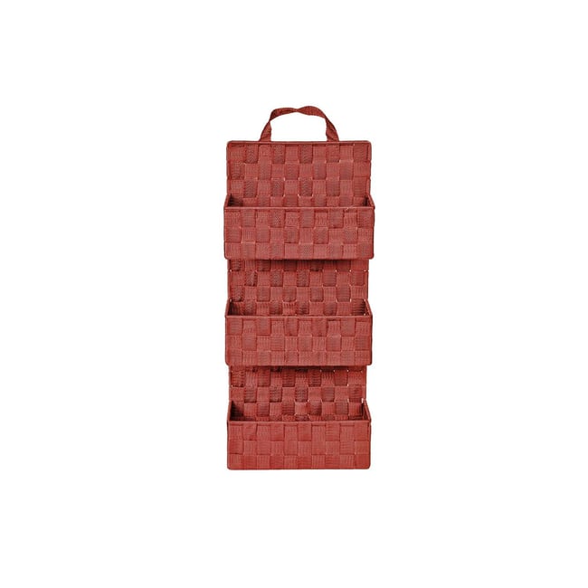 Rangement 3 niveaux à suspendre Couleur rouge <span itemprop=