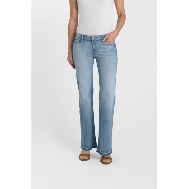 Jeans flare , longueur 34 blue <span itemprop=