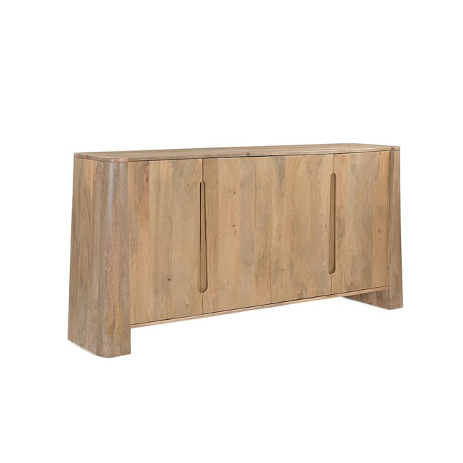 Buffet en bois de manguier SORREL Couleur bois clair <span itemprop=
