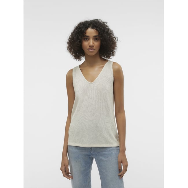 Pull Vero Moda Maille Col Rond - Polyester Recyclé Taille Longue | Mode Écoresponsable