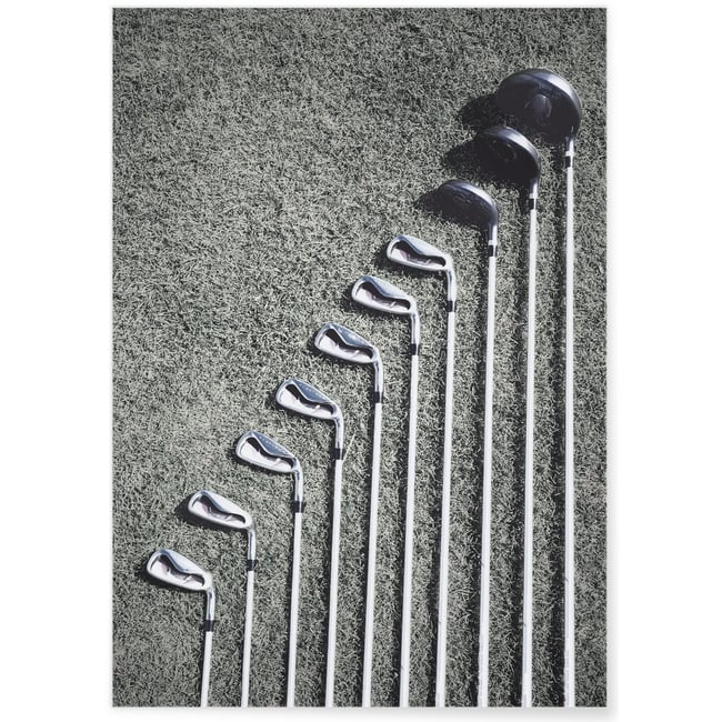 Affiche Golf 1 Couleur blanc <span itemprop=
