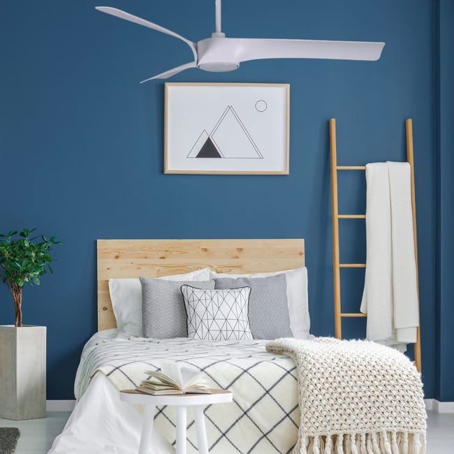 Ventilateur  plafond  LINE blanc -  blanc <span itemprop=