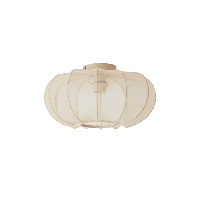 Plafonnier Textiles PLUMALIA Couleur sable <span itemprop=