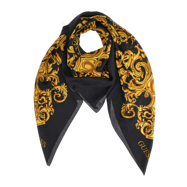 Keffieh Imprimé Baroque noir multi <span itemprop=