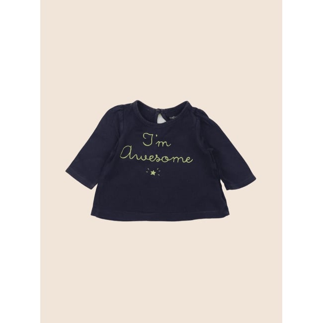 Tee-shirt - Etat satisfaisant bleu <span itemprop=