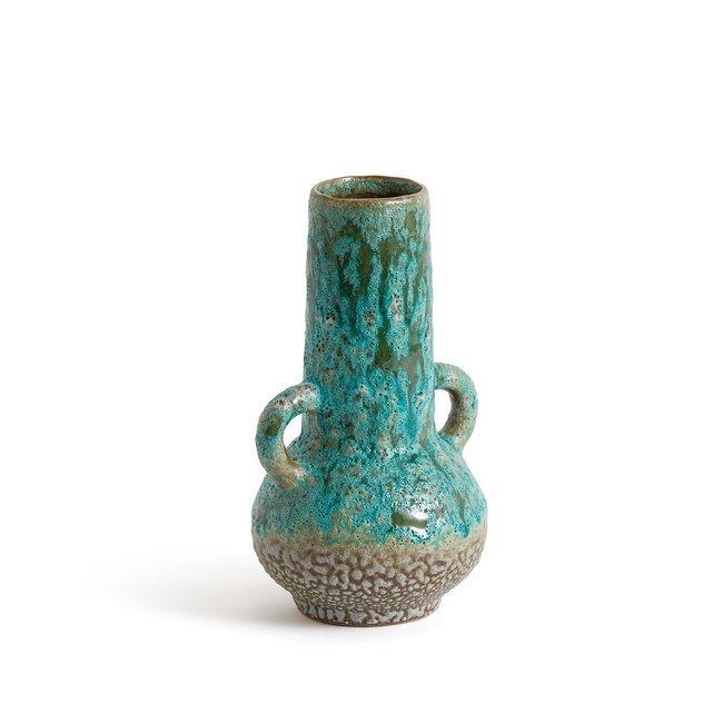 Daoma 26cm High Ceramic Vase / Trinket, blue, LA REDOUTE INTERIEURS