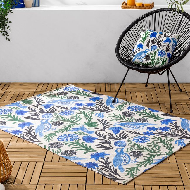 Alentejo Outdoor/Indoor Washable Rug, blue, FURN.