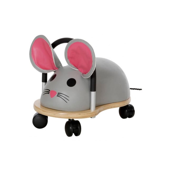 Porteur Wheely Bug vache gris, rose <span itemprop=