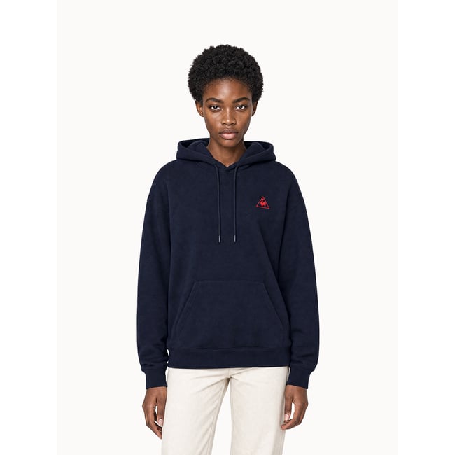 Sweat à capuche relax L'Amour du Sport en molleton gratté L'AMOUR DU SPORT blue <span itemprop=