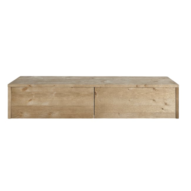 Console murale d’entrée en bois naturel - GINA Couleur olivier <span itemprop=