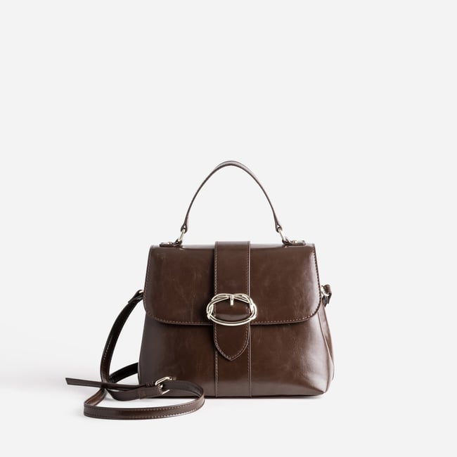 Sac À Main LUREME marron <span itemprop=