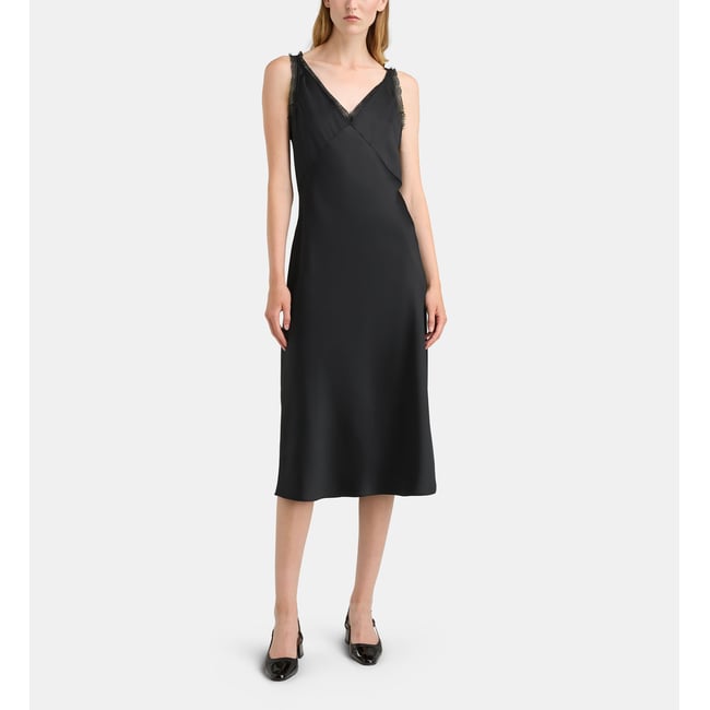 Robe longue bridget f satinée - GALERIES LAFAYETTE
