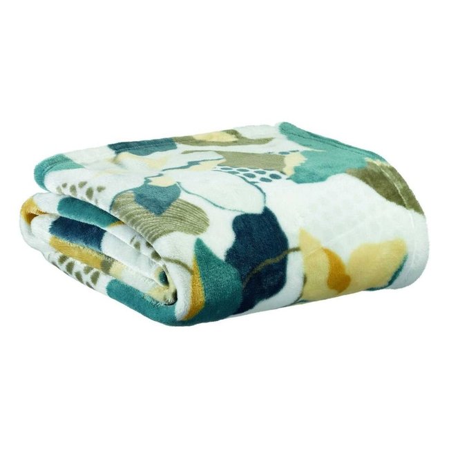 Plaid ultra-doux 130x160  Lobelia bleu <span itemprop=