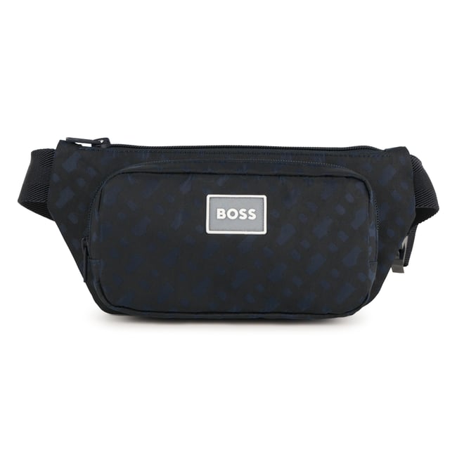 Sac de taille en sergée bleu cargo <span itemprop=