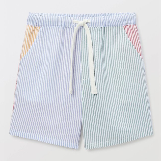 Short rayé en coton BIO GOTS eclat <span itemprop=
