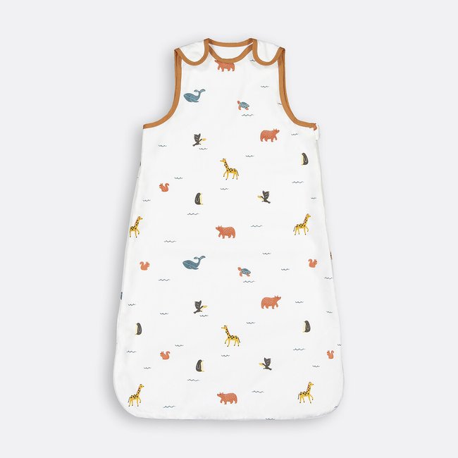 Gigoteuse été coton bio, Earth imprimé fond blanc <span itemprop=
