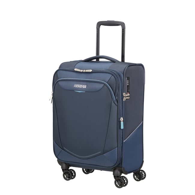 Summerride valise 4 roues taille S navy <span itemprop=