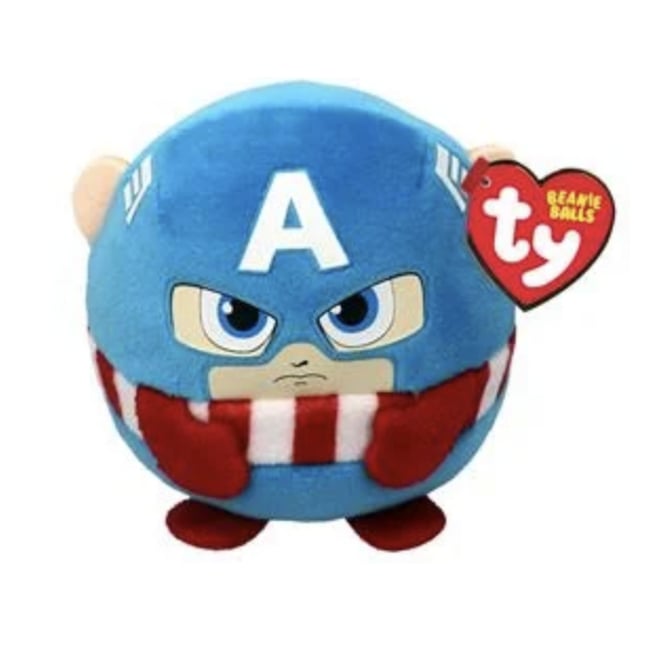 Marvel puffies - Captain america bleu <span itemprop=