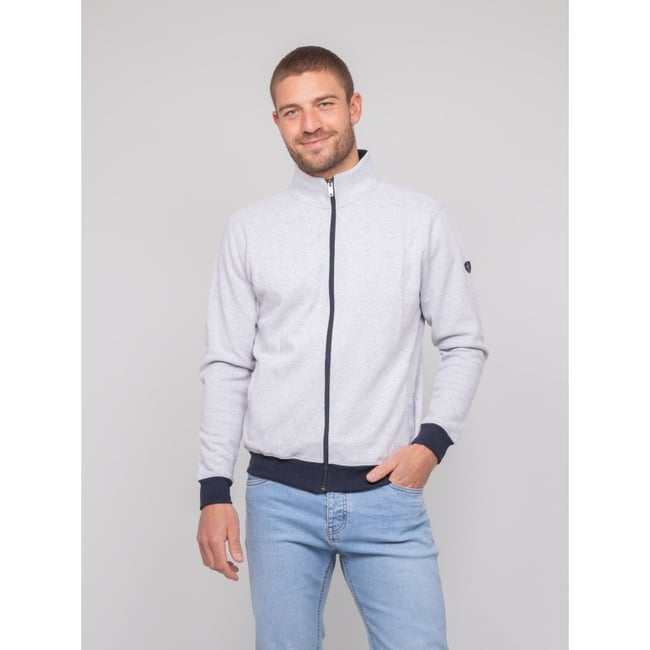 Gilet Zippé Coton Wisland v002229 <span itemprop=