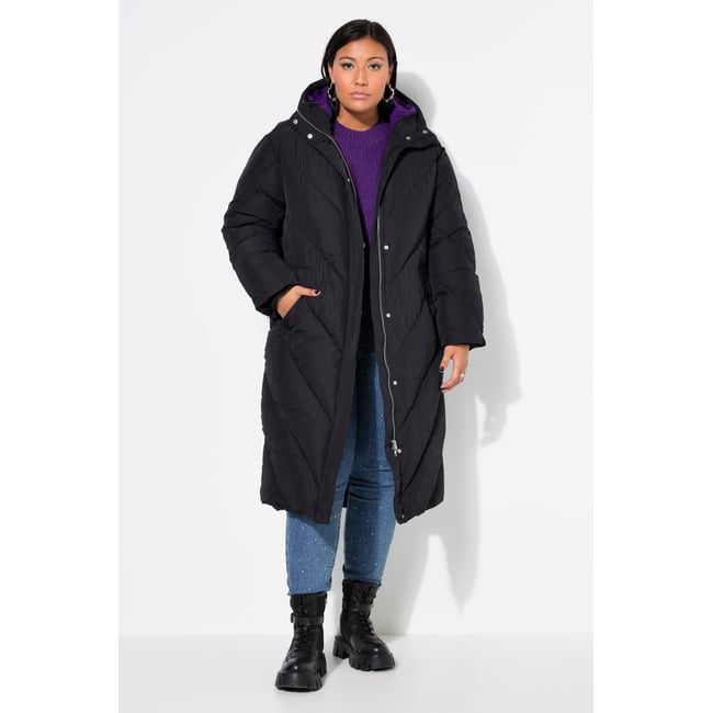 Doudoune Longue Oversize PINKO - Taille M, Noire, Occasion Très Bon état, Isolation Polyester
