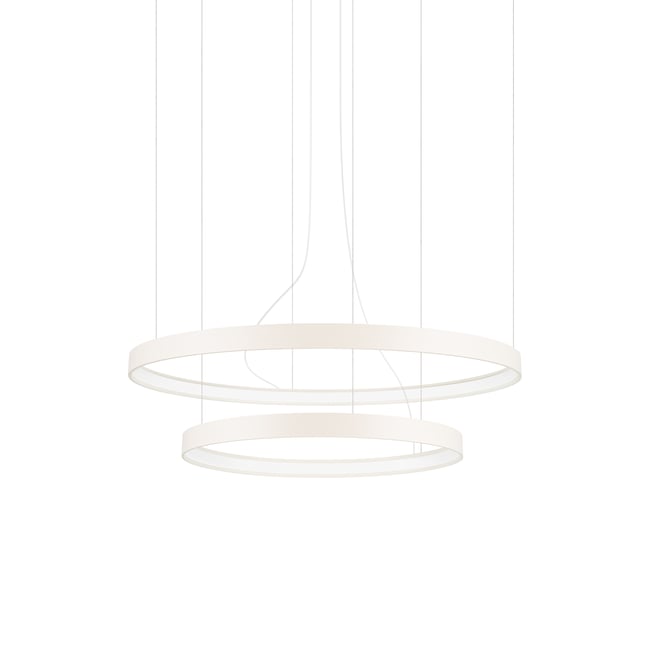 Lustre Aluminium Beige LED 2 Rio Couleur beige <span itemprop=