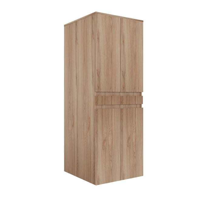 Meuble colonne lave-linge / sèche-linge 4 portes IVA - PIER IMPORT
