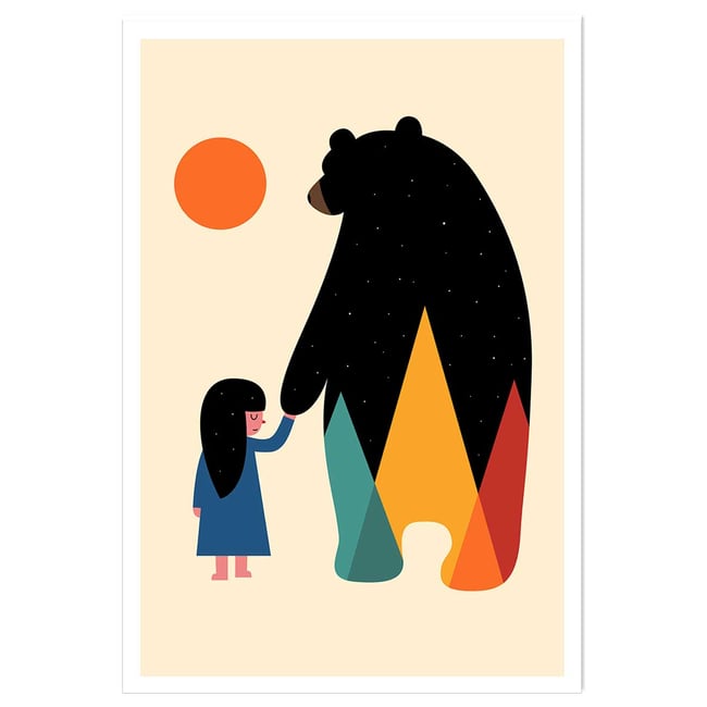 Affiche enfant go home - HEXOA