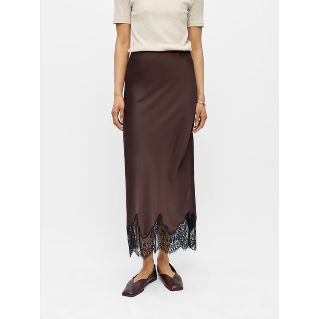 Jupe Longue marron - seal brown1 <span itemprop=