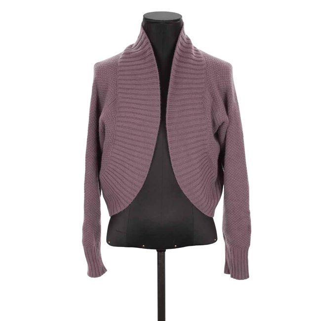 Cardigan en cachemire - Bon État violet <span itemprop=