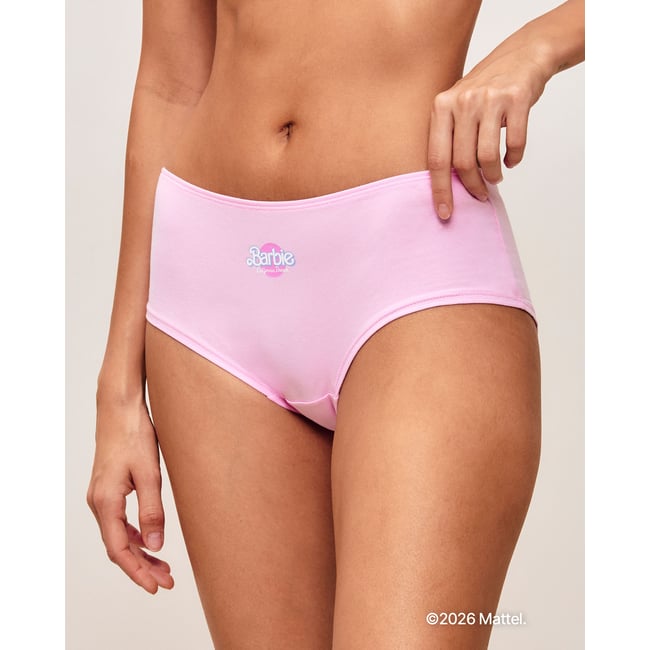 Lot de 3 shortys en coton Barbie SHORTIZ BARBIS rose <span itemprop=