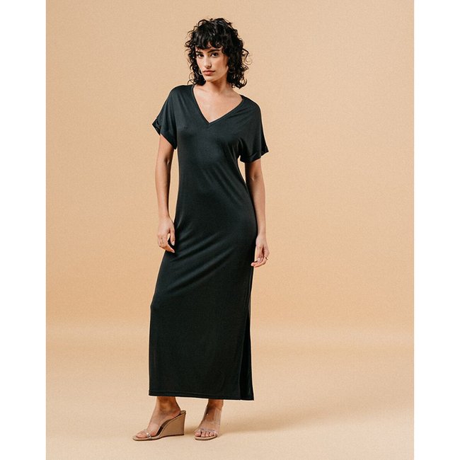 Robe T-shirt longue Margaux - GRACE & MILA