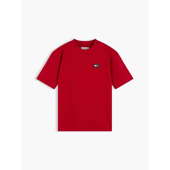 T-shirt manches courtes, logo brodé - TOMMY HILFIGER